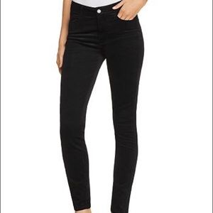 ❤️ Hoxton Ultra Skinny Velvet Corduroy Jeans in Black Cord Velvet Size 25